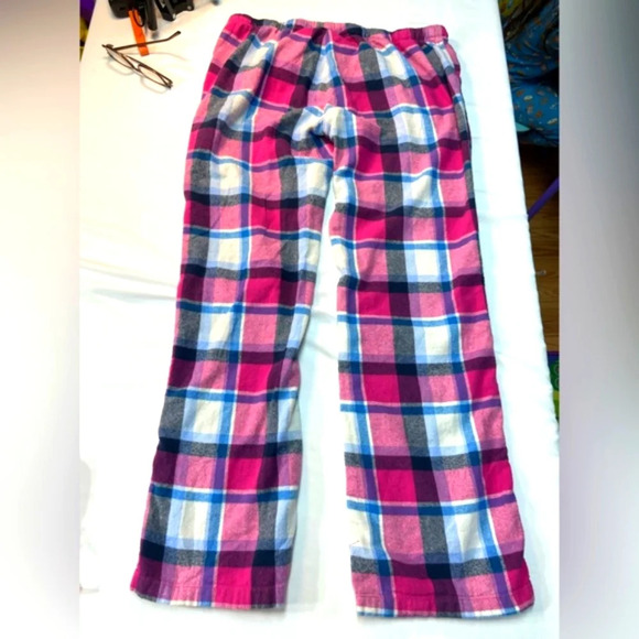 Flannel Plaid Straight Leg Pajama Pants / Small - Picture 9 of 9
